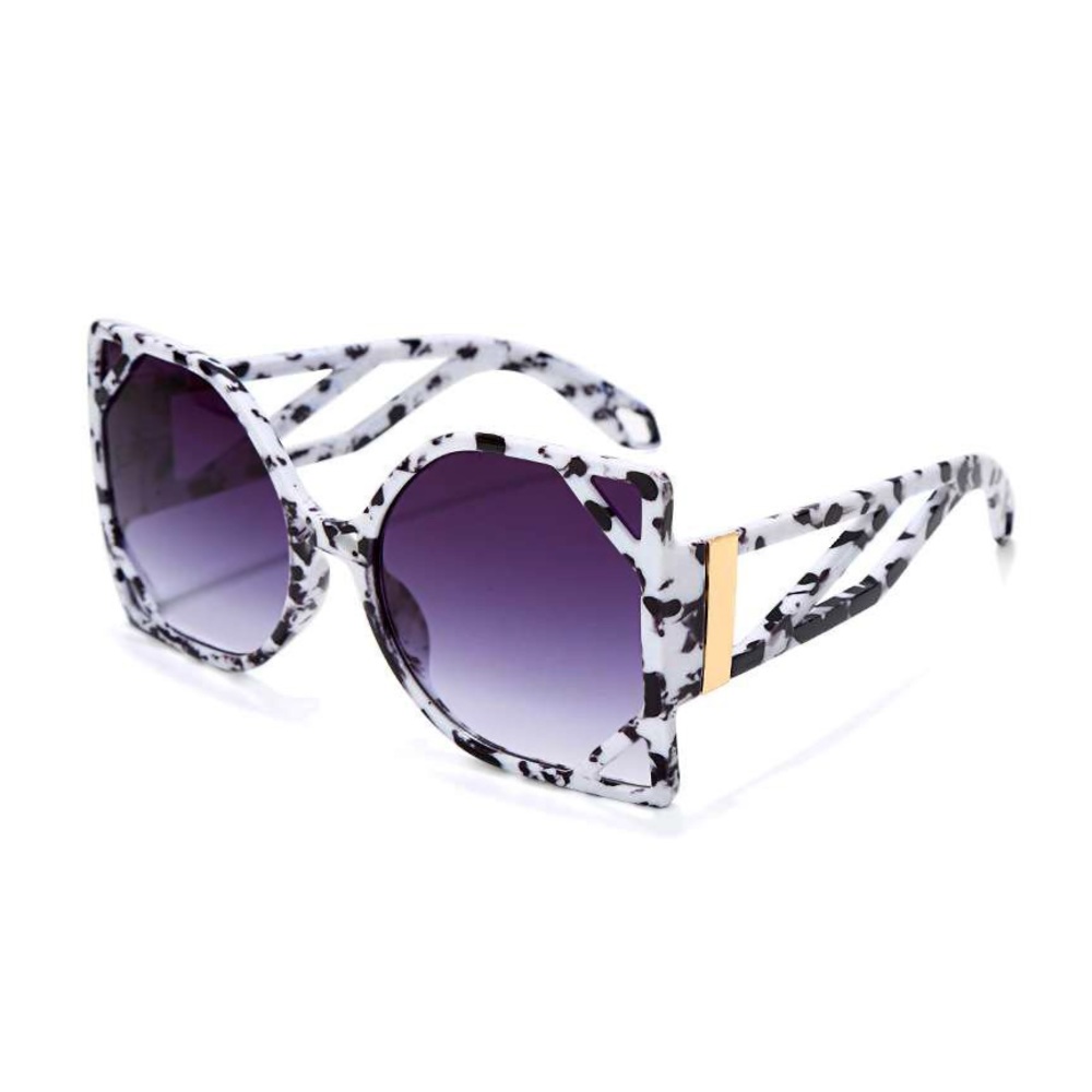 Oversized Geo Frame Sunglasses